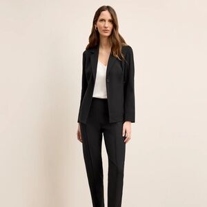 NWT MM LaFleur Moreland Travel Blazer Origami Tech - Black - Size 10